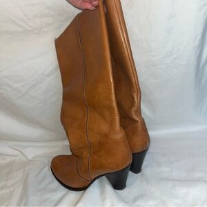 Vintage Leather Knee-High Boots